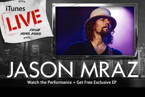 Jason Mraz Releases First 'iTunes Live From Hong Kong' EP