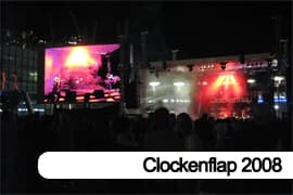 Clockenflap 2008 Festival, Hong Kong, 2008-01-12