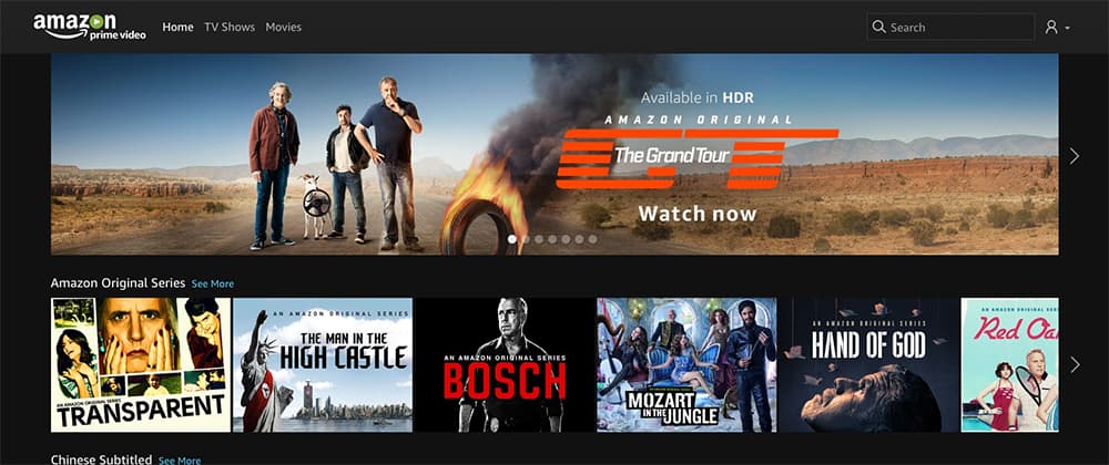 Amazon Prime Video 正式登陸香港、澳門及台灣