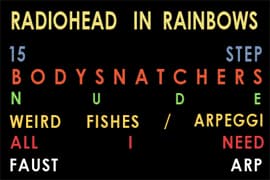 獨家:In Rainbows 官方封面