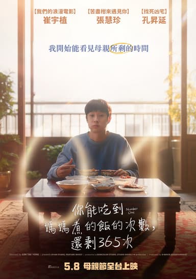 你能吃到媽媽煮的飯的次數,還剩365次