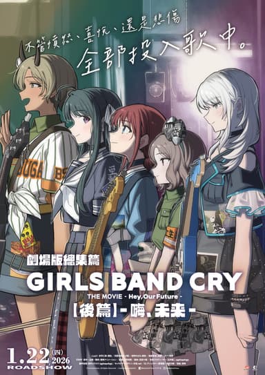 劇場版總集篇 Girls Band Cry 後篇 嘿,未來