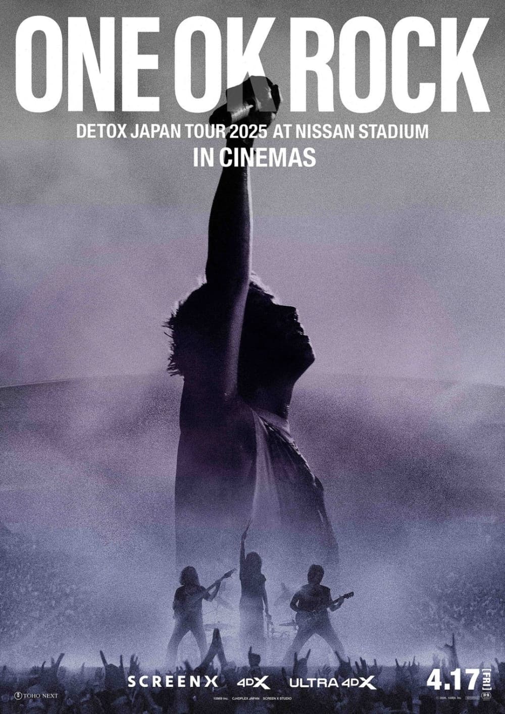 ONE OK ROCK DETOX Japan Tour 2025 At Nissan Stadium In Cinemas